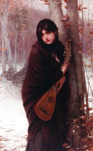 Jules Joseph Lefebvre - Girl with a Mandolin