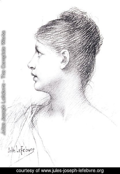 A lady in profile