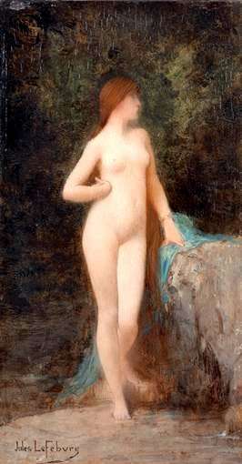 Chloe (study) by Jules Joseph Lefebvre