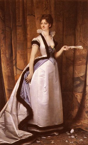 Jules Joseph Lefebvre - Portrait Of A Woman